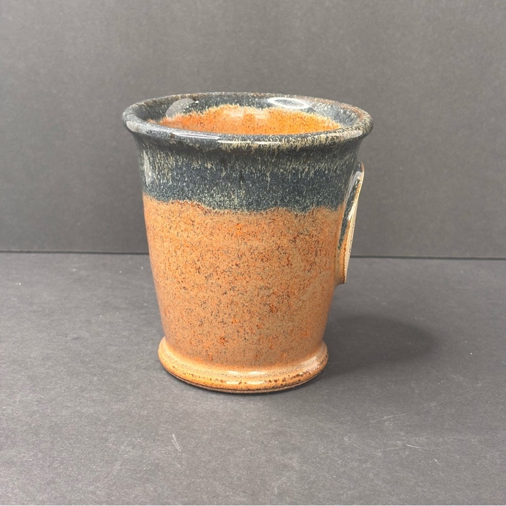Sunset Hill Stoneware Brown Blue Drip Glazed Naperville Riverwalk Art Pottery - Picture 4 of 8